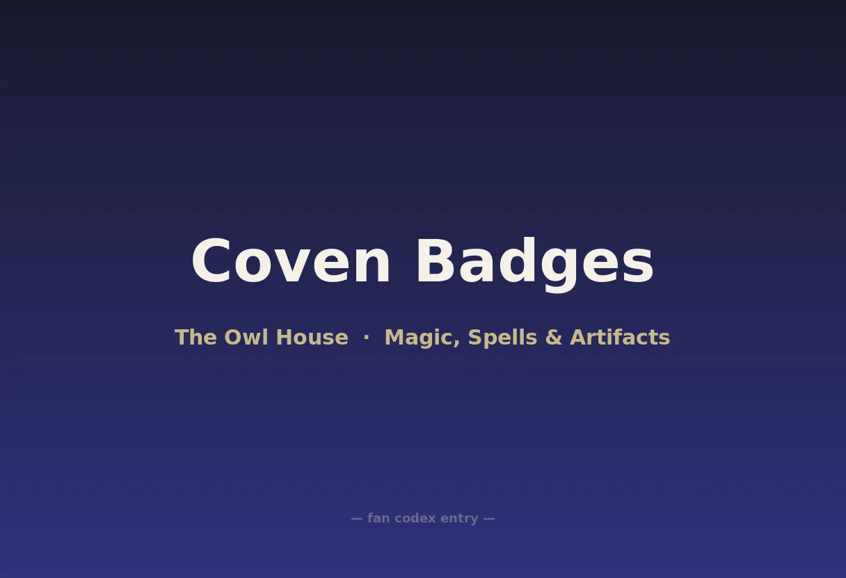 Coven Badges