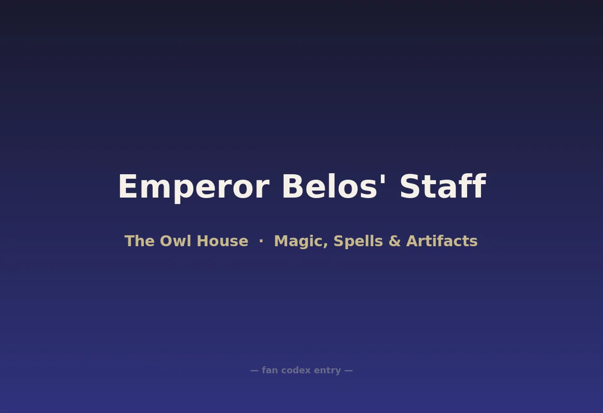 Emperor Belos' Staff