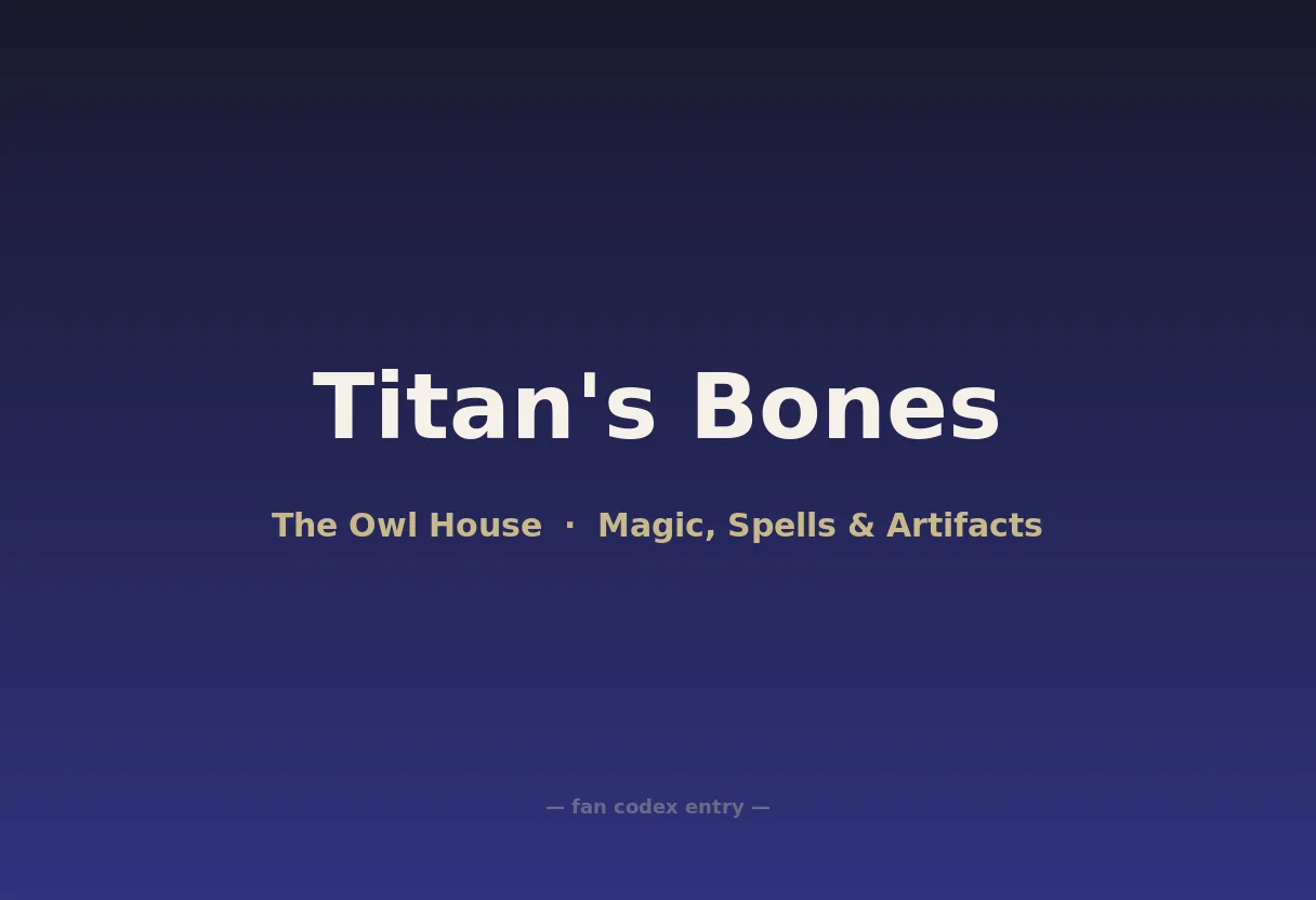 Titan's Bones
