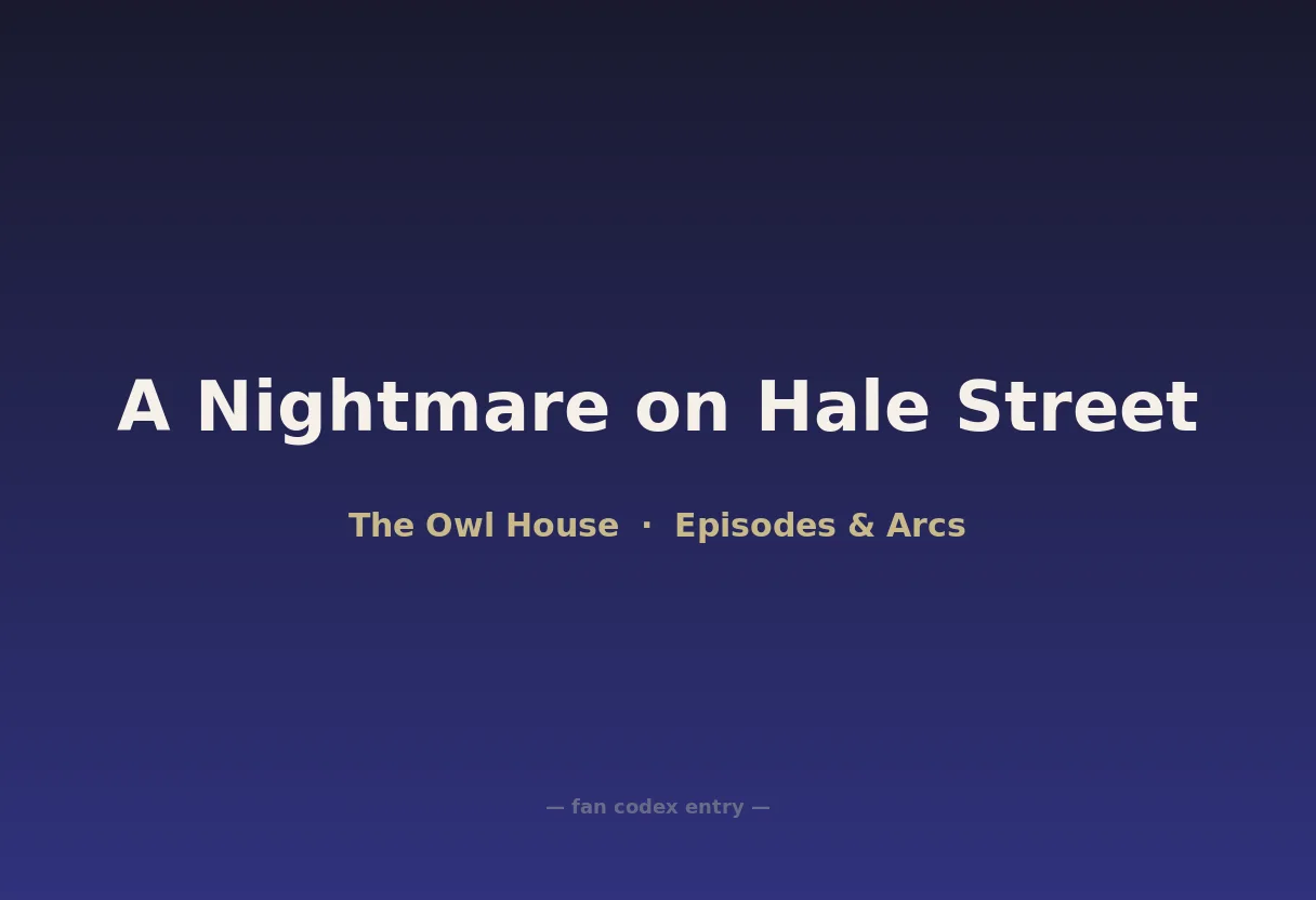 A Nightmare on Hale Street